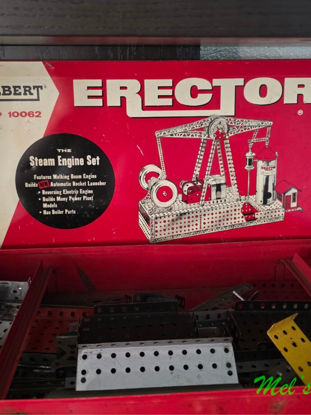 Vintage A.C. Gilbert Erector "The Steam Engine Set" Model 10062